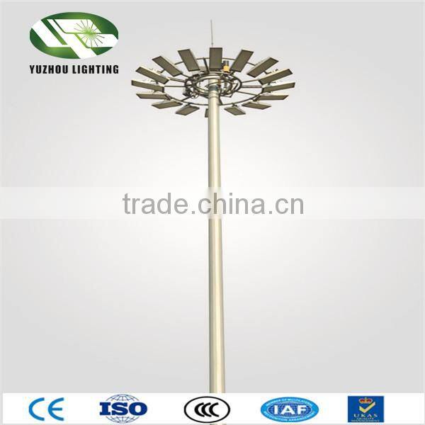 high mast light pole 15m high mast pole lamp 15m high mast road lighting pole