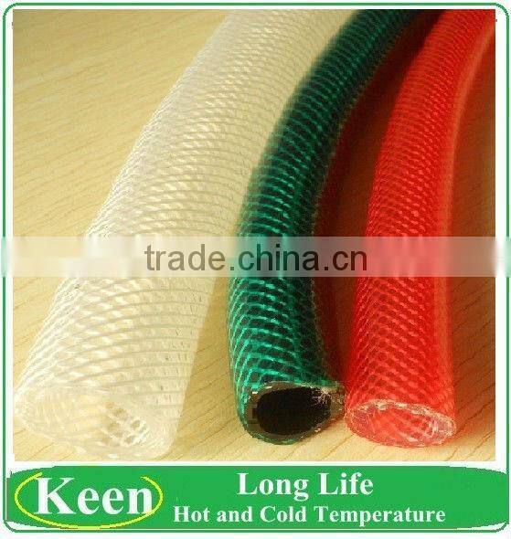 Food Grade PVC Transparent Fiber Braided Hose-PVC Garden Hose