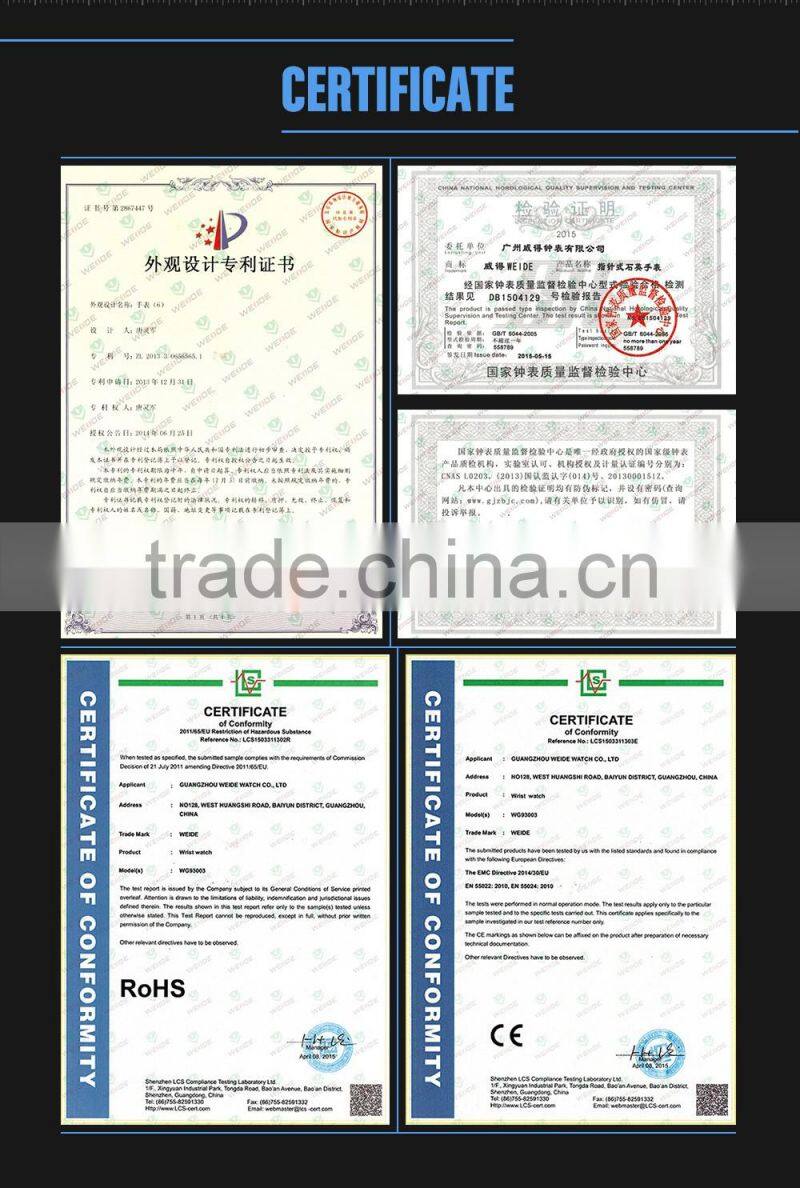 WEIDE Sport Band Watch Wrist Watch Collection PU Wholesale Price Men Watch Alibaba Express