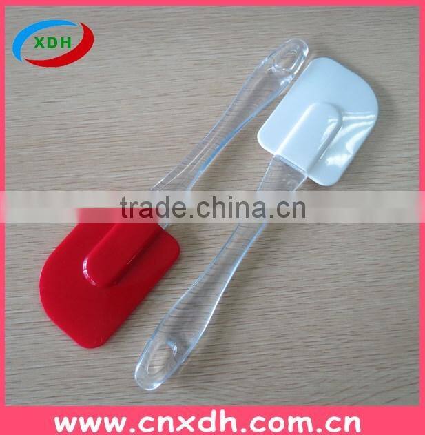 Silicone Cake Spatula with Transprent Handle