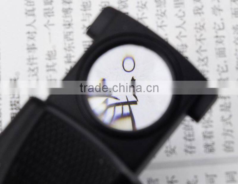 20X -21mm Pull out jewelry magnifier with LED light /led pocket magnifier