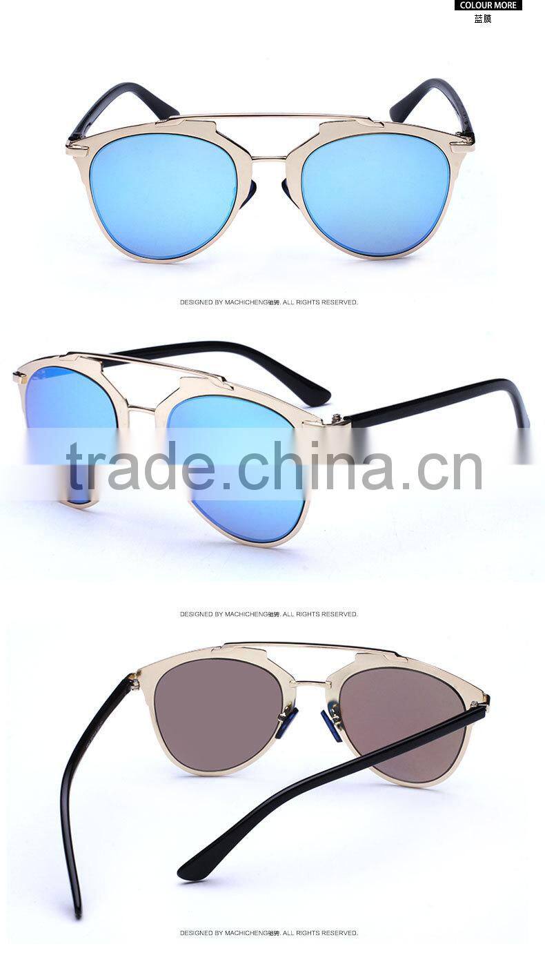 Latest personality fashion sunglasses, dazzle colour sun glasses for women