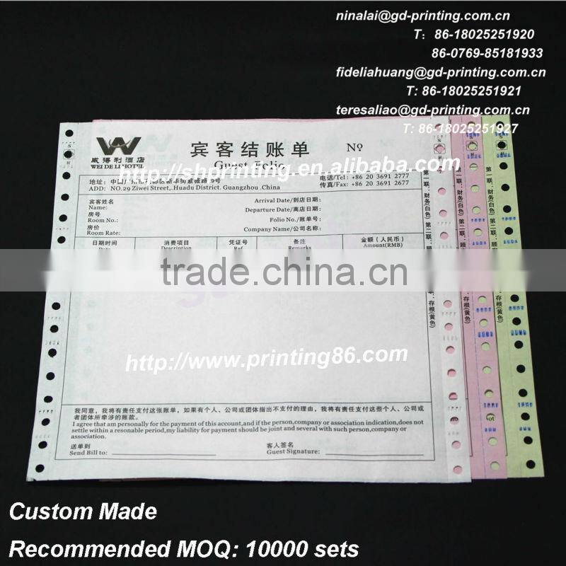Factory direct bill paper in China