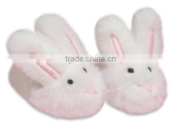 Exquisite White Bunny Rabbit Slippers Size for Girls