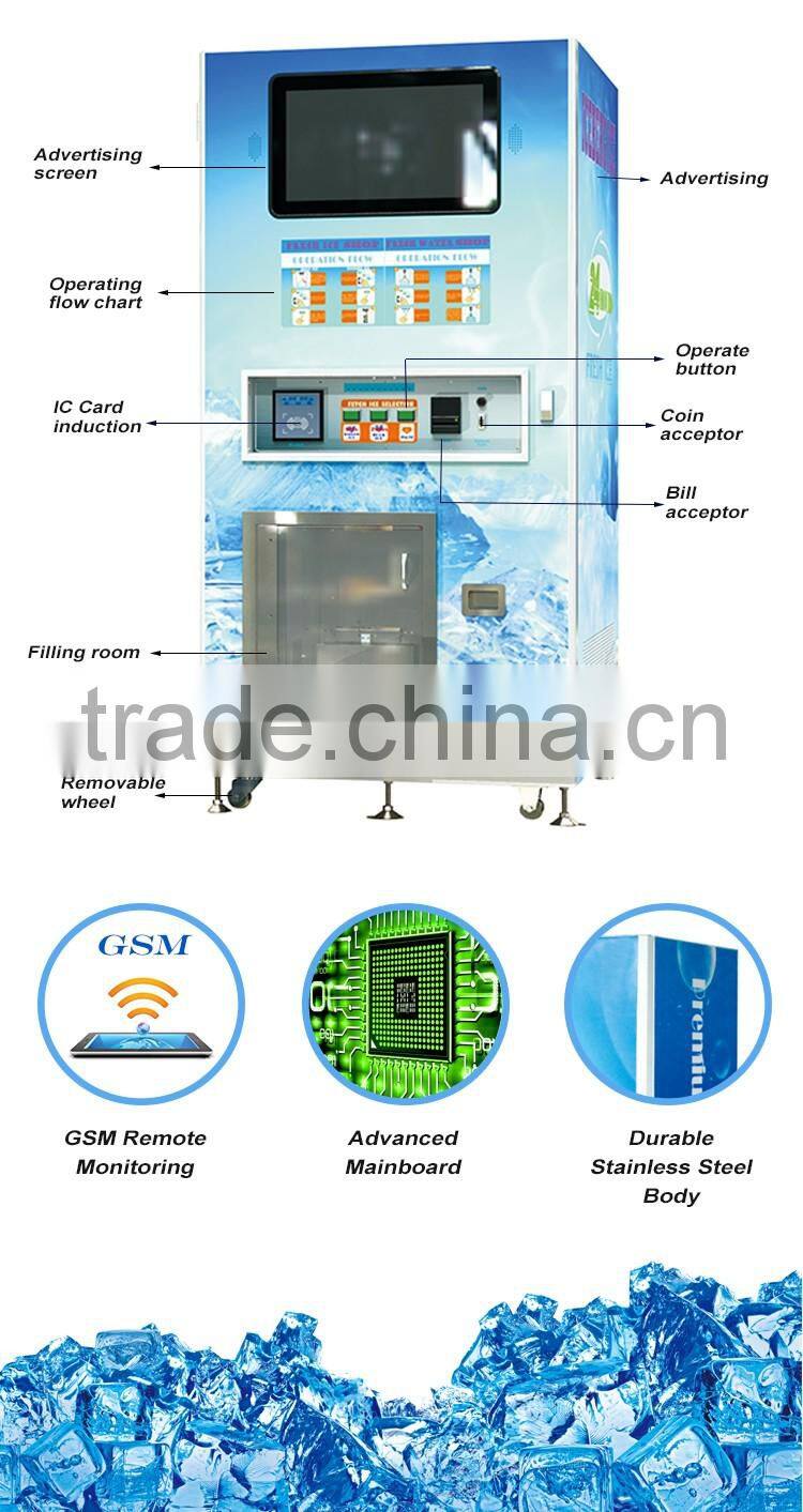 China Supplier Self-Service Outdoor Ice Vending Machine For Sale