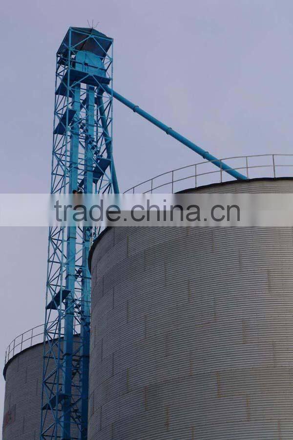 TDTG series vertical bucket elevator for bulk grain / pellets storage silos