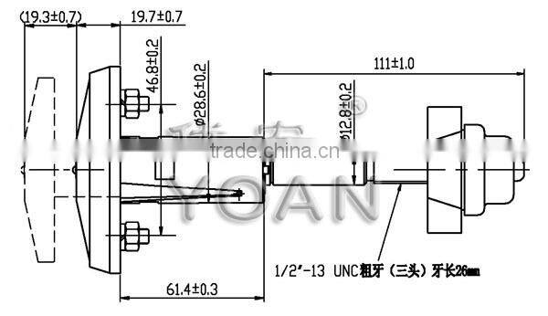 Popular upT-handle tubular vending machine lock