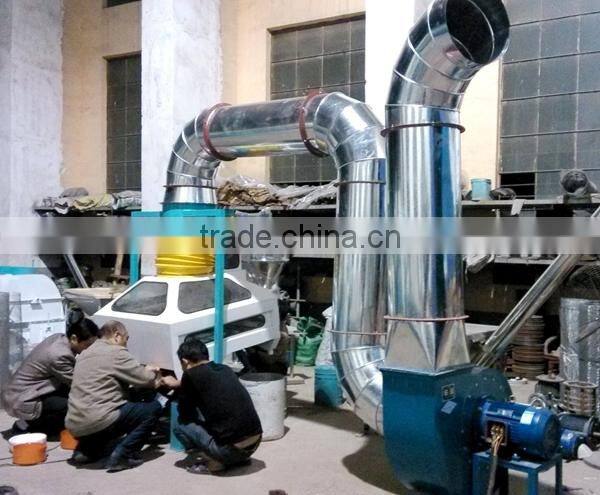 cleaning buckwheat plant