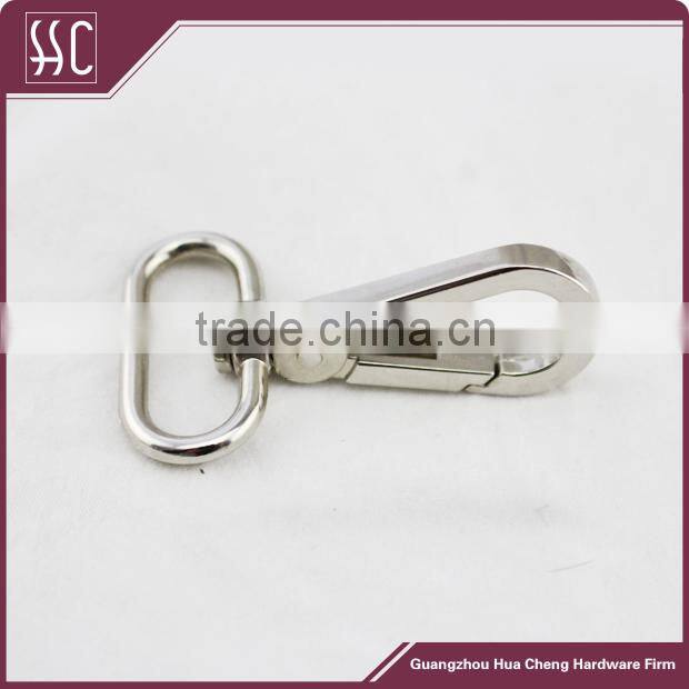 High quality snap hook for bag,metal swivel dog hook, clasp for bag