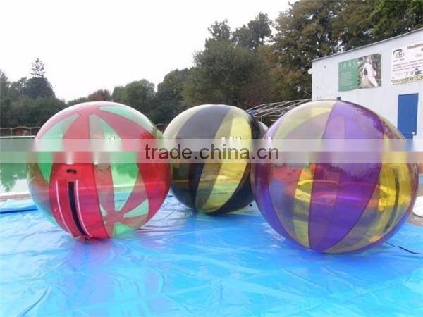 Colorful floating inflatable walking ball/ water walk ball