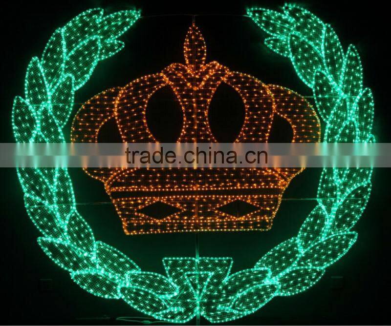 Hot Ce Waterproof Christmas Rope Light Motif Decorative Outdoor Hanging Led Motif Light Ip44 Made In China