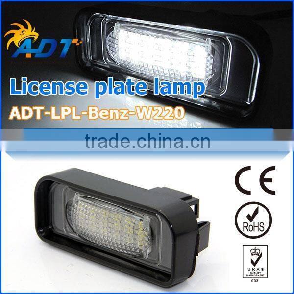 For BENZ W220 License Plate Frame light