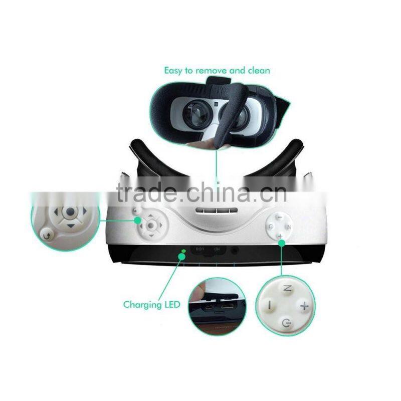 CE rohs 5.5inch 3d all in one VR glasses Virtual reality BOX vr headset VR Heads set VR head case