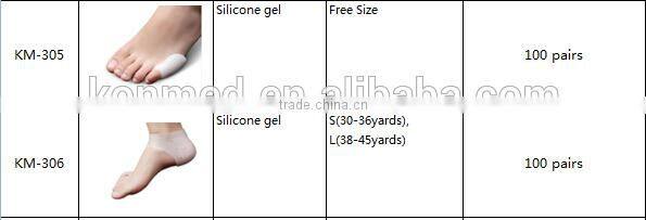 More breathable big toe orthotic separator ,silicone gel bunion guard