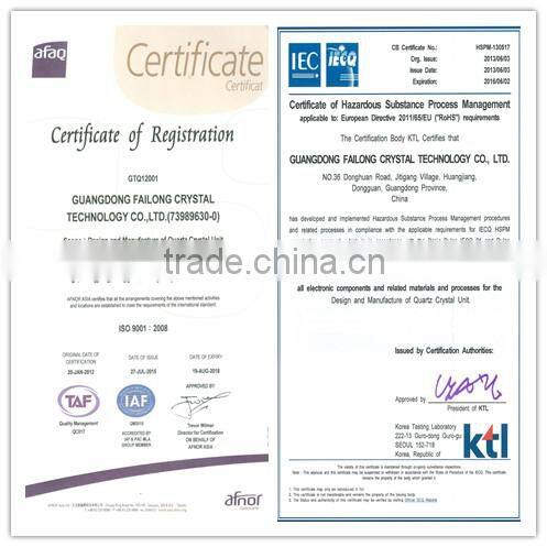 quartz crystal prices-1.8432mhz quartz crystals and oscillator 5032 TCXO