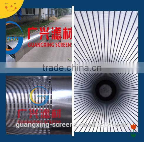 Wedged wire screen/Johnson pipe/Filter tube/Mineral sieve/water well screen