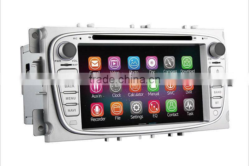 Ownice Pure Android 4.4.2 Quad Core 1.6GHz android gps for ford focus 2012 16GB Flash Built-in Wifi