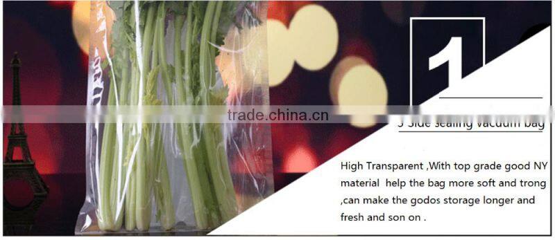 food vacuum plastic bag reusable food vacuum bags