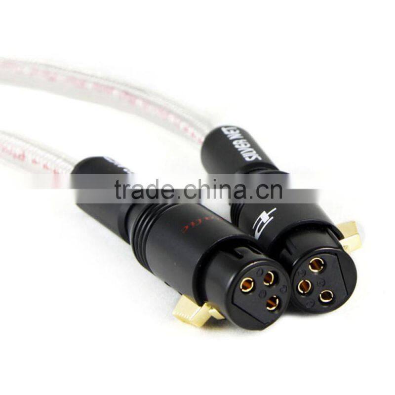 ZY HiFi ZY-015 Cable HiFi Femle to Male 2XLR to 2XLR Balance Cables