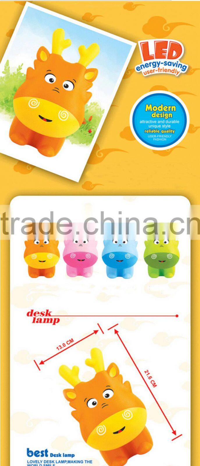 Christmas toys indoor battery operated led table lamp