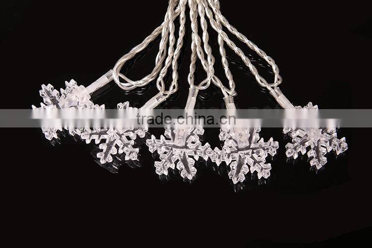 TZFEITIAN waterproof IP44 transformer low voltage snowflake led string lights