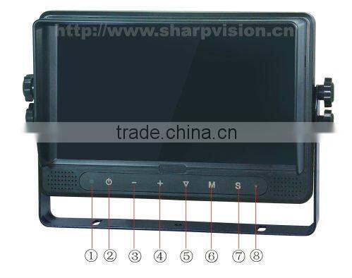 9-inch Rear View System with built-in dvr monitor for car