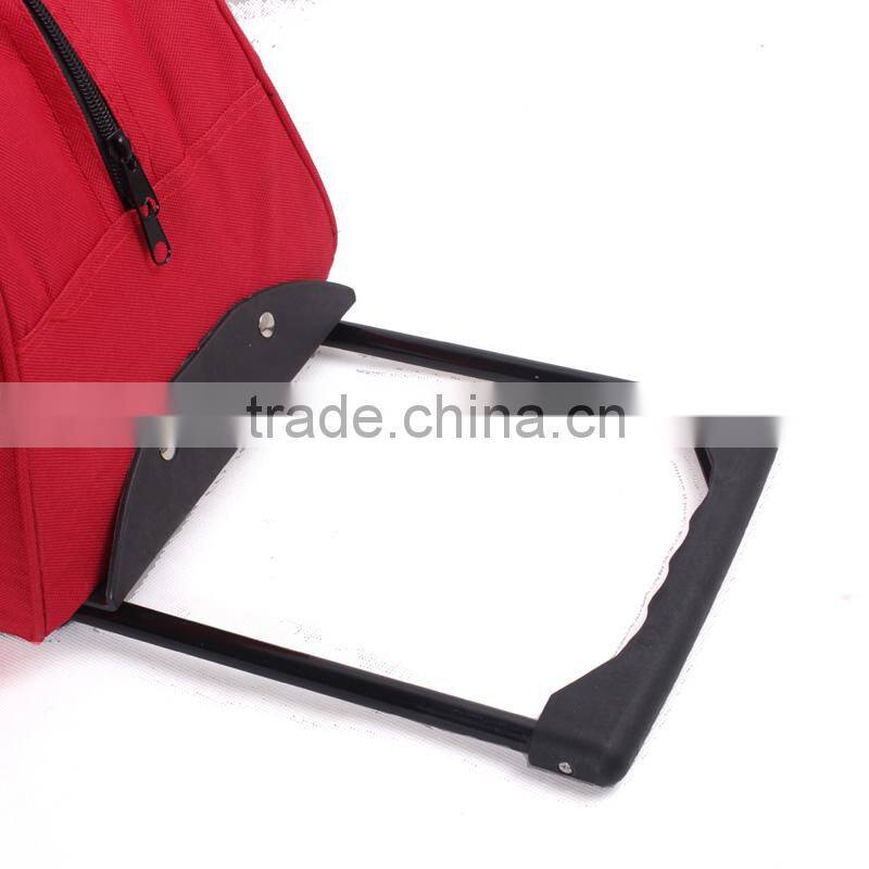 Large capacity portable trolley bag canvas bag