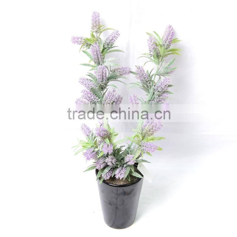 artificial flower with special shape and snow feel color