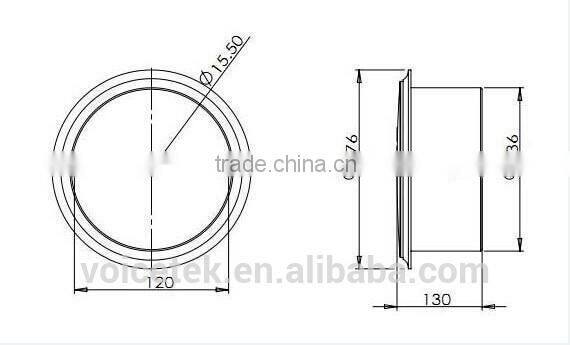 CL-5W CL-series ceiling speaker works in100v line with low power Popular in airport