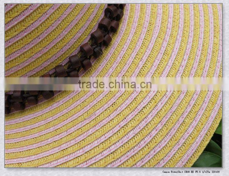 Fashion design beach sun straw hat