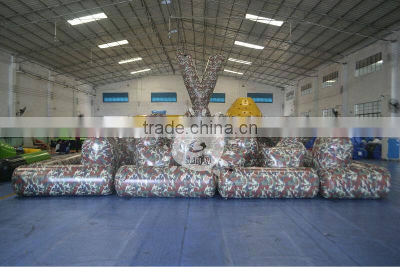 X treme paint ball game inflatable army paintball bunker speedball