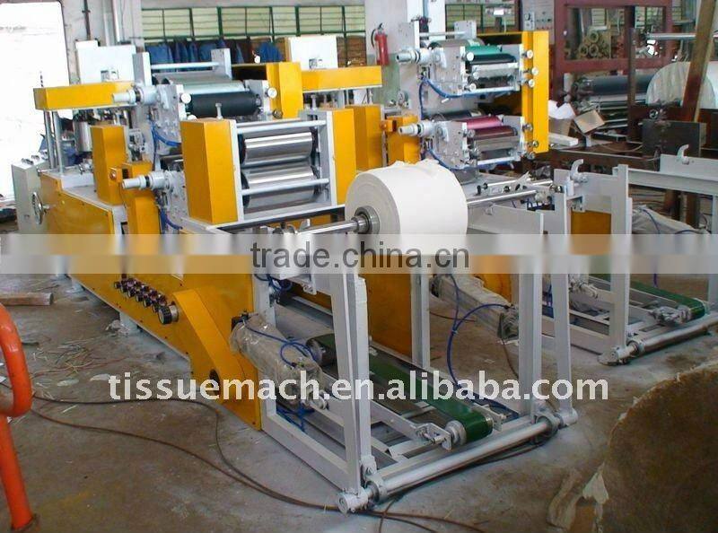 Automatic top quality high speed napkin paper printing machinery