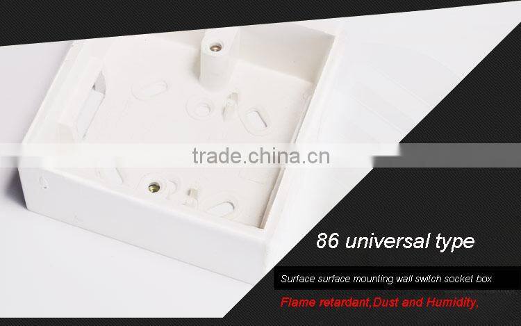 wall mount electrical switch and socket box
