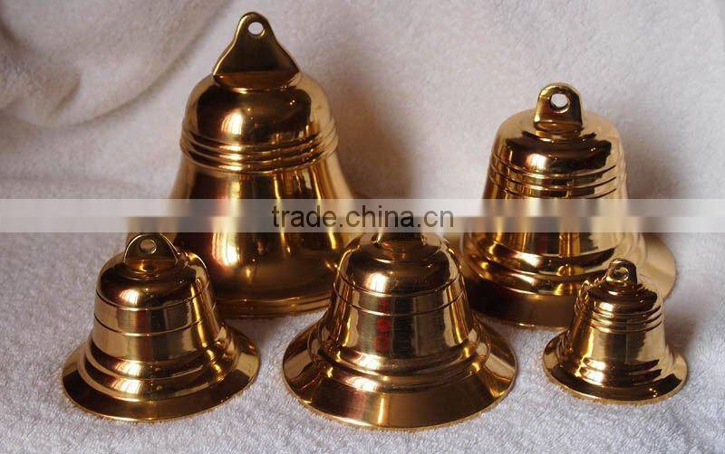brass church bell in various sizes