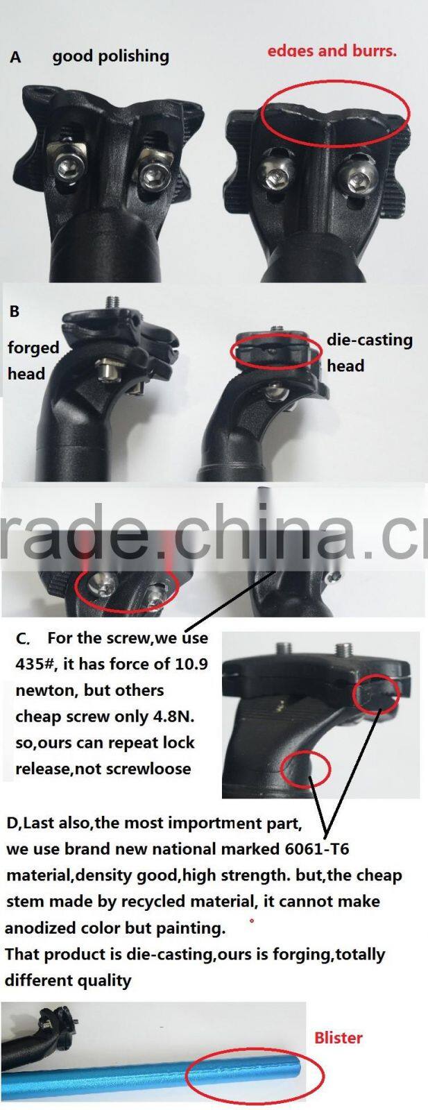 P377 New Integrated Super Light Design Racing Bicycle Seatpost MTB Bike Seat Post & Forged Alloy 6061-T6 HOMHIN