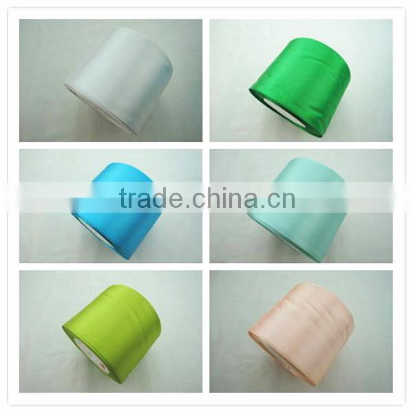 25yards/roll (40mm) 1-1/2" width single face tape satin ribbon gift packing belt wedding decoration crafts