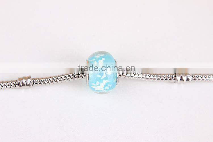 wholesale factory supplier glass beads for jewellery crystals parts, bracelet parts