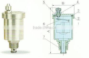 bass high pressure automatic air Round Screwed O-Ring air vent valve of radiator valve air bleed Valve