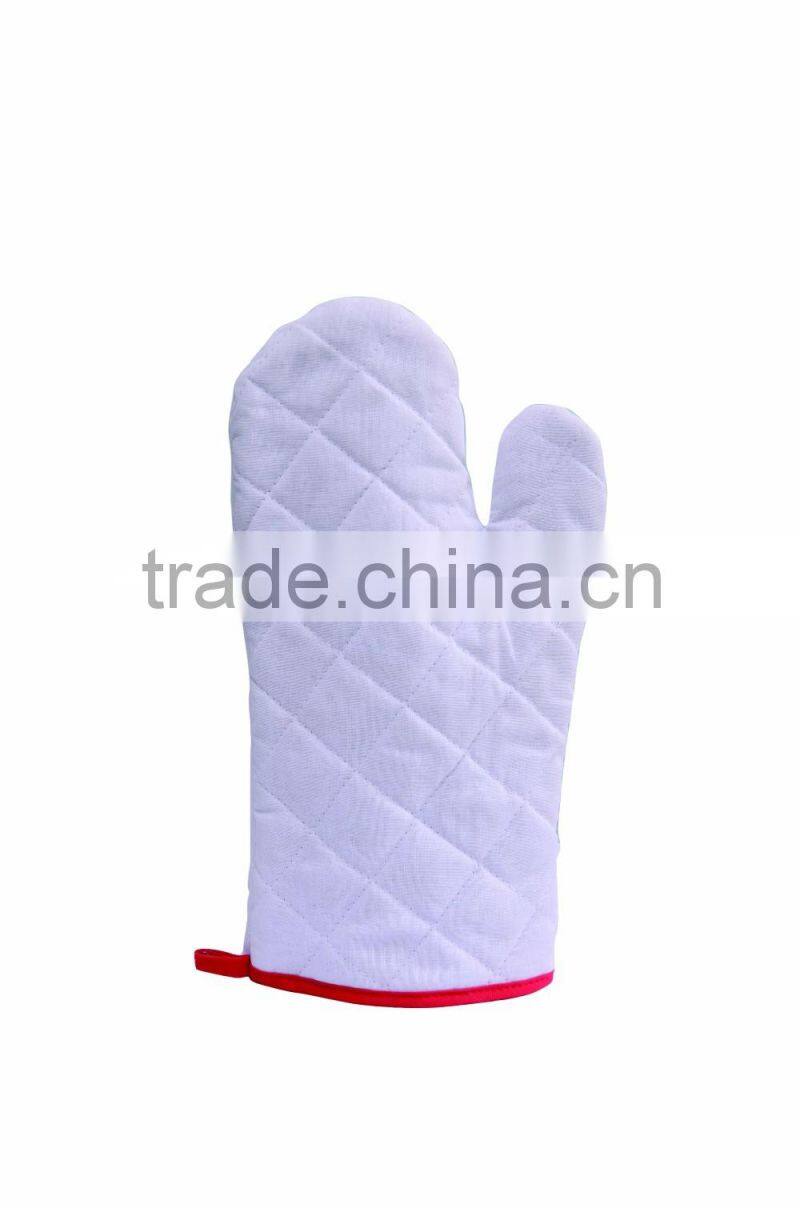 custom cute hot resistant kitchen cooking 100% cotton glove