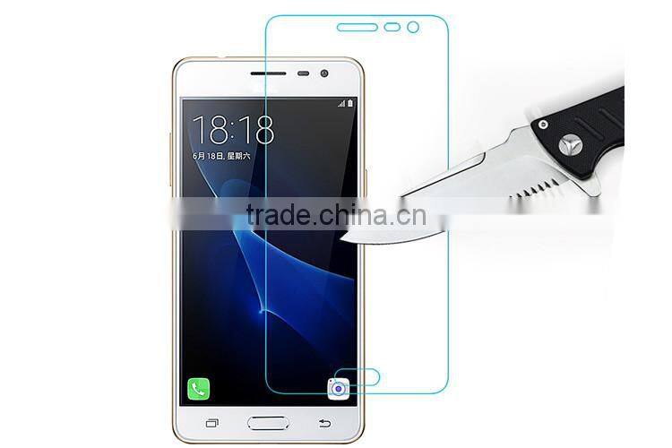 Full Body remove air bubbles premium tempered glass screen protector for Samsung J3-2017