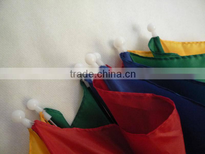 14" whole sale hat umbrella on head