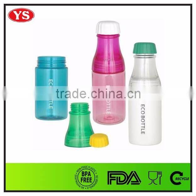 500ml bpa free plastic drinking bottle with screw lid