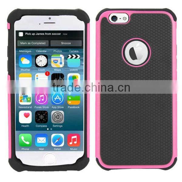 for iPhone6 plus 5.5" pc and silicone covers with football lines