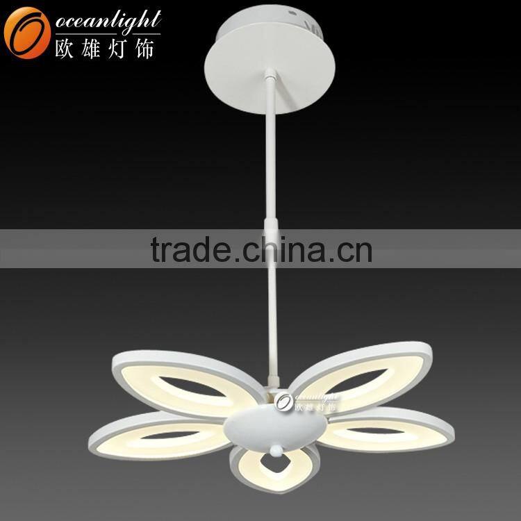 Reading Room Light Flower Shape Ceiling Chandelier LED Acrylic Light OXD9002-5W