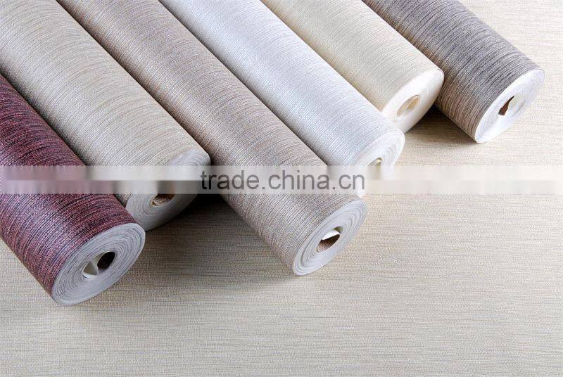 water proof one color wallpaper for hotel rooms