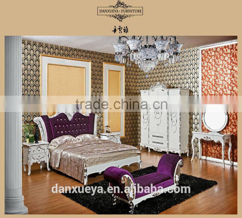 high quality solid wood white nightstand
