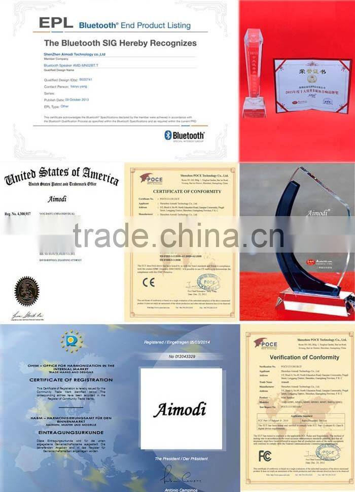 Mini music car speaker Wireless stereo waterproof speaker