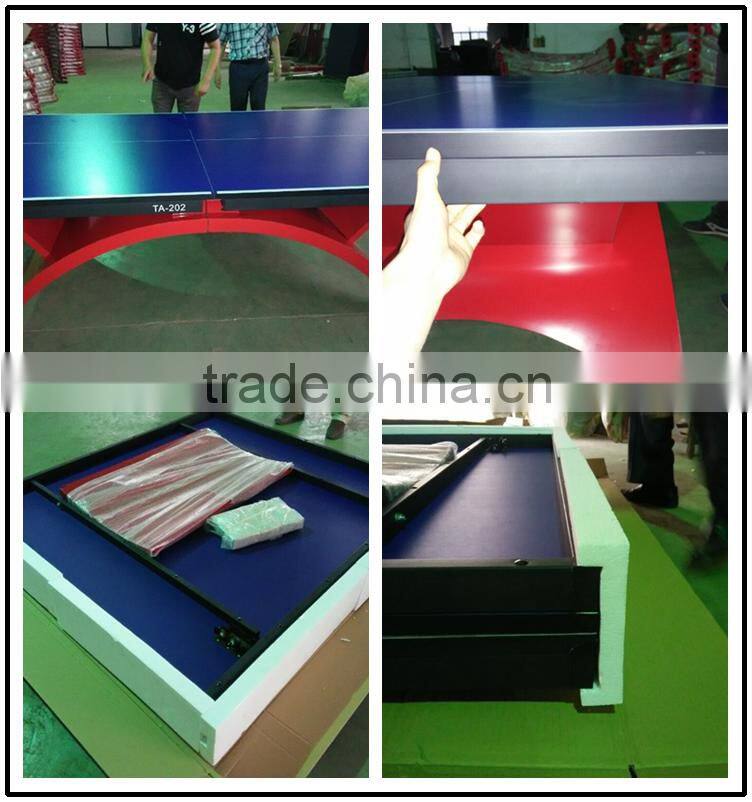 2016 New Design OUTDOOR table WATERPROOF tennis table pong table for club