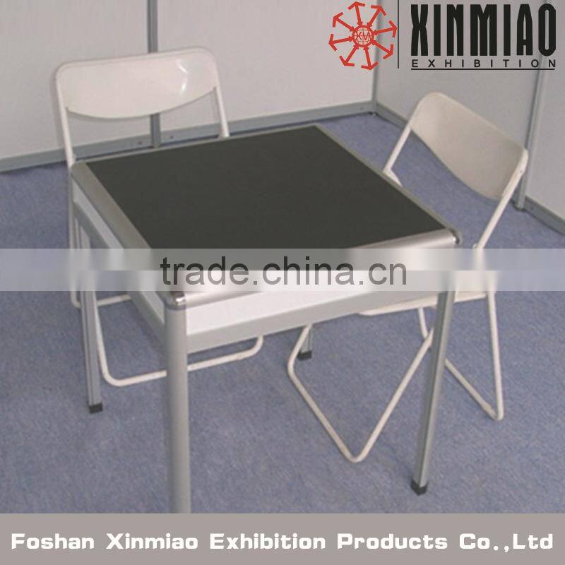Aluminium Negotiation Desk Square Desk for exhibition and Display