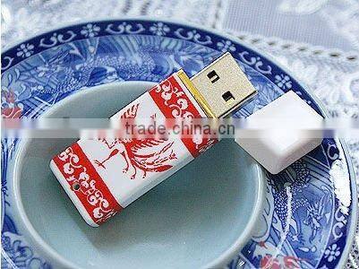 Chinese style ceramic USB flash drive